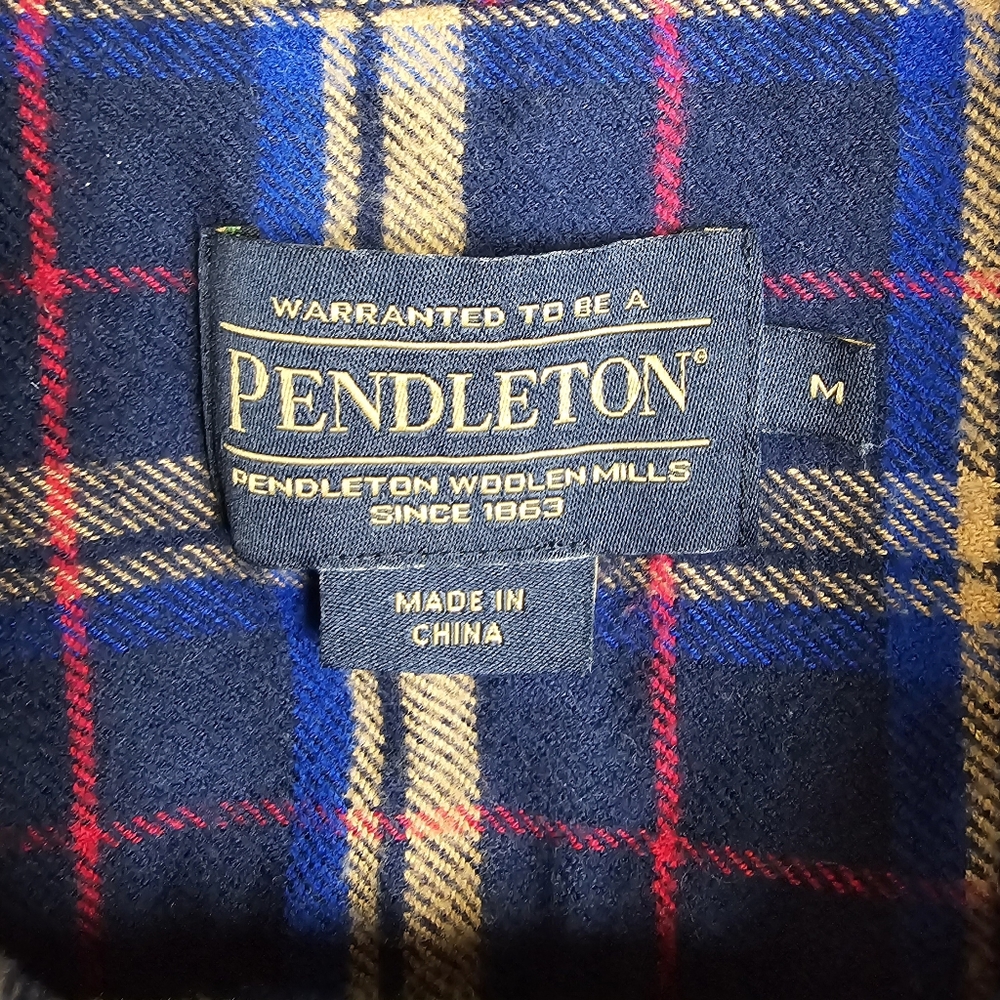 Pendleton Plaid Flannel Elbow Patch Lightweight L… - image 7
